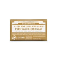 Dr Bronner's - Sandalwood & Jasmine Pure Castile Bar Soap