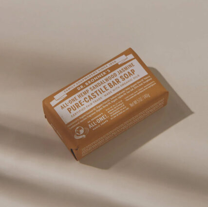 Dr Bronner's - Sandalwood & Jasmine Pure Castile Bar Soap - Image 4