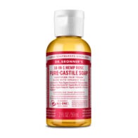 Dr. Bronner's Pure Castile Soap Rose 59ml bottle