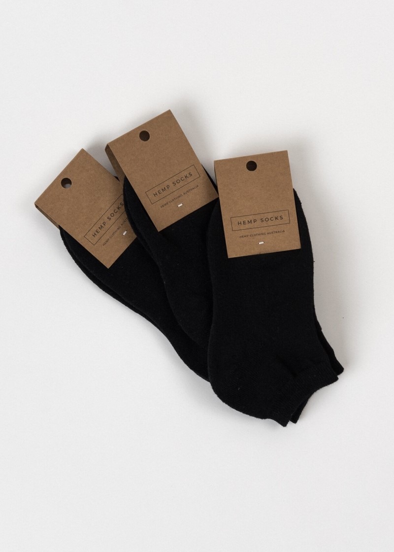 Buy Hemp Clothing Australia - Ankle Socks - White - Hemp Store