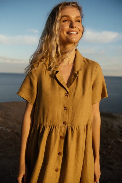 Hemp Clothing Australia - Hemp Day Dress - Image 7