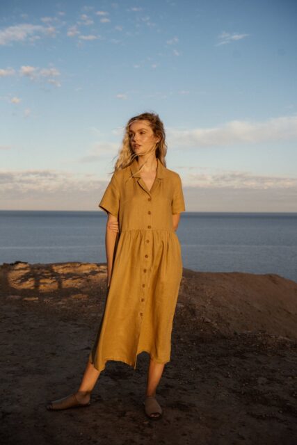 Hemp Clothing Australia - Hemp Day Dress - Image 8