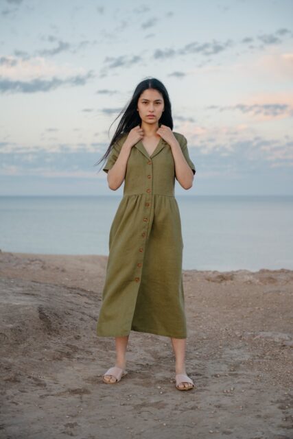 Hemp Clothing Australia - Hemp Day Dress - Image 6