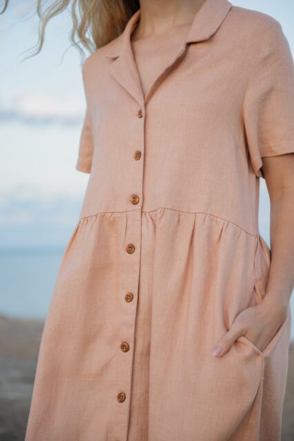 Hemp Clothing Australia - Hemp Day Dress - Image 4