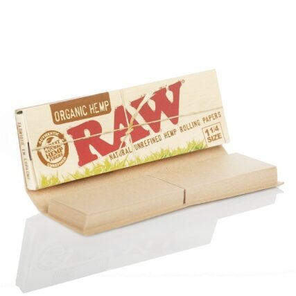 RAW - Organic Hemp 1.25 Papers w/ tips