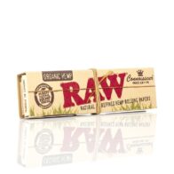 RAW - Organic Hemp King Slim Size Papers w Tips