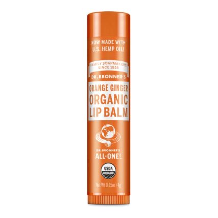 Dr Bronner's - Orange Ginger Organic Lip Balm - Boxed