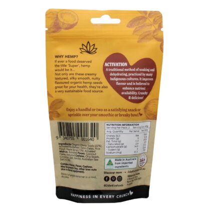 Hemptations Hemp Snack Salted Maple 80g - Image 2