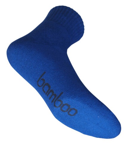 Bamboo Textiles - Sport Crew Socks Blue