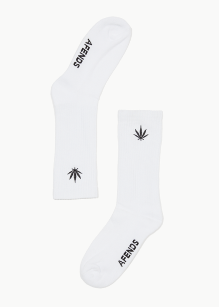 Afends - Happy Hemp Socks One Pack White