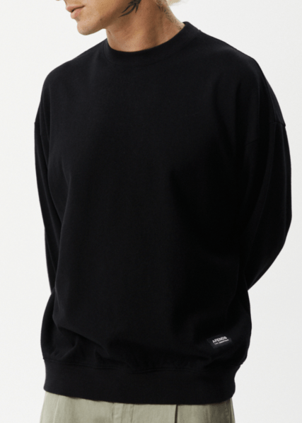 Afends - Indica Hemp Crew Neck Black