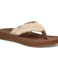 Sanuk - Mens Cosmic Coast Hemp Thongs Oatmeal