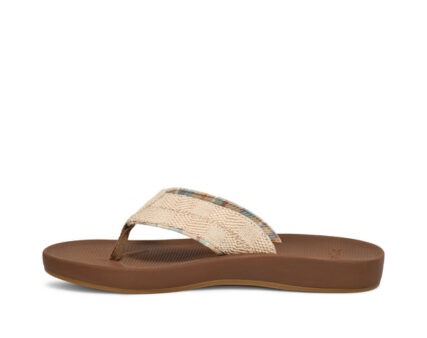 Sanuk - Mens Cosmic Coast Hemp Thongs Oatmeal