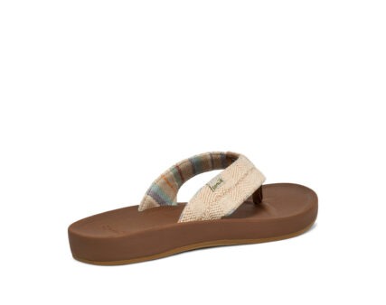 Sanuk - Mens Cosmic Coast Hemp Thongs Oatmeal