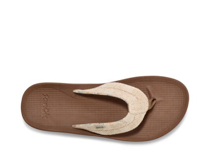 Sanuk - Mens Cosmic Coast Hemp Thongs Oatmeal