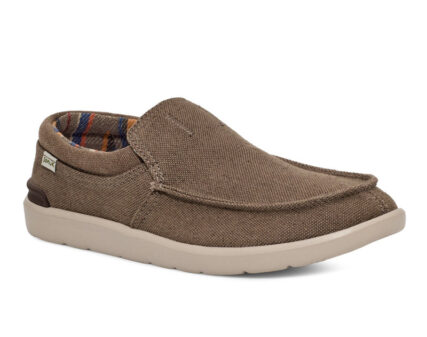 Sanuk - Mens Hangout Hemp Surfers Lite Brown