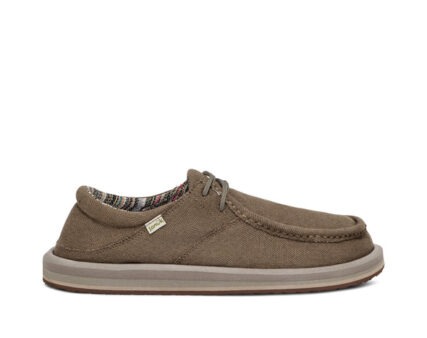 Sanuk - Mens Single Fin Hemp Surfers Brown