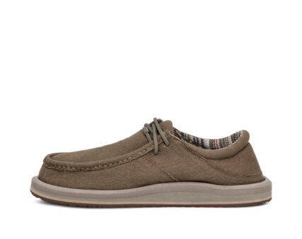 Sanuk - Mens Single Fin Hemp Surfers Brown