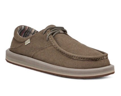 Sanuk - Mens Single Fin Hemp Surfers Brown