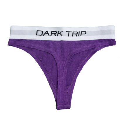 Dark Trip - 100% Hemp Thong Purple