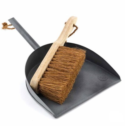 Ecomax dust pan grey and dust brush