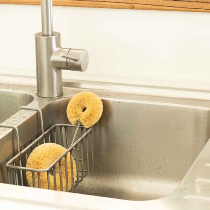 Ecomax Zero Dish Brush in kitchen sink