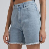 Afends - Shelby - Hemp Denim Cut Off Short - Classic Blue - 32