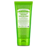 Dr Bronner's - Organic Shaving Soap Lemongrass Lime 208ml