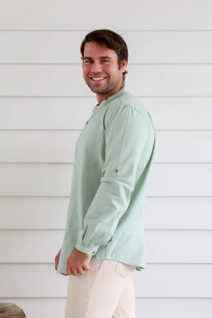 Braintree - Hemp Grandpa Shirt Mint - Image 2