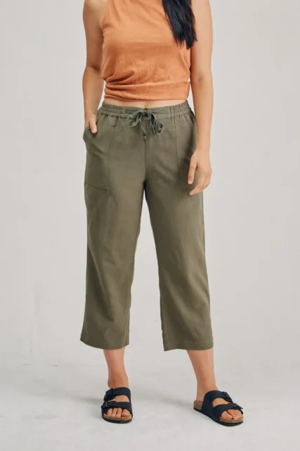 Braintree - Ladies Hemp 7/8 Pants Khaki