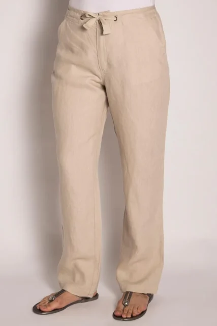 Braintree - Ladies 100% Hemp Baggy Pants Bone