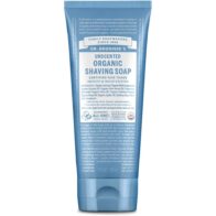 Dr. Bronner's Organic Shaving Soap Unscented 207ml